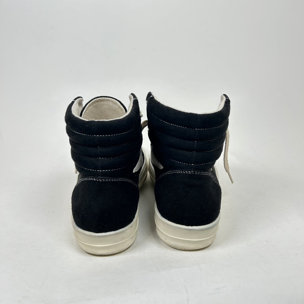 Rick Owens Drkshdw Black/Milk Vintage High Sneaker Size 41