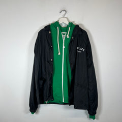 Maison Margiela Green 2N1 Zip-Up Hoodie Size S