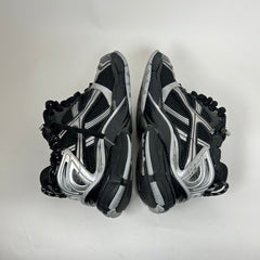 Balenciaga Black/Silver Mesh Runners Size 40