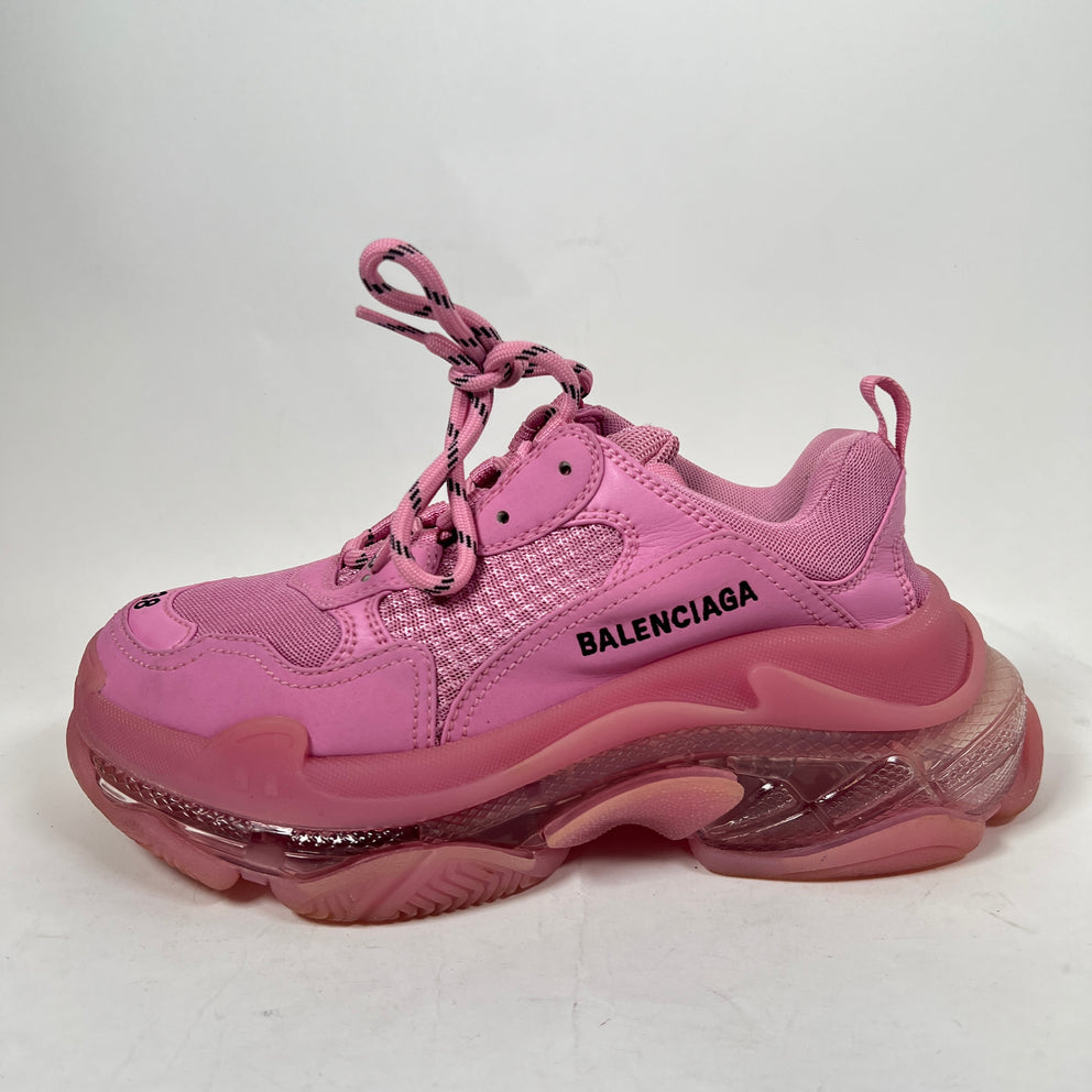 Balenciaga Pink Triple S Sneaker Size 38