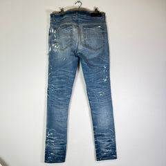 Amiri Faded Indigo Painter Denim MX1 Jeans