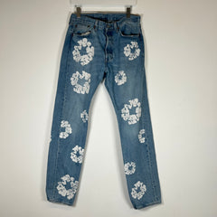 Denim Tears Lightwash Wreath Denim Jeans Size 32