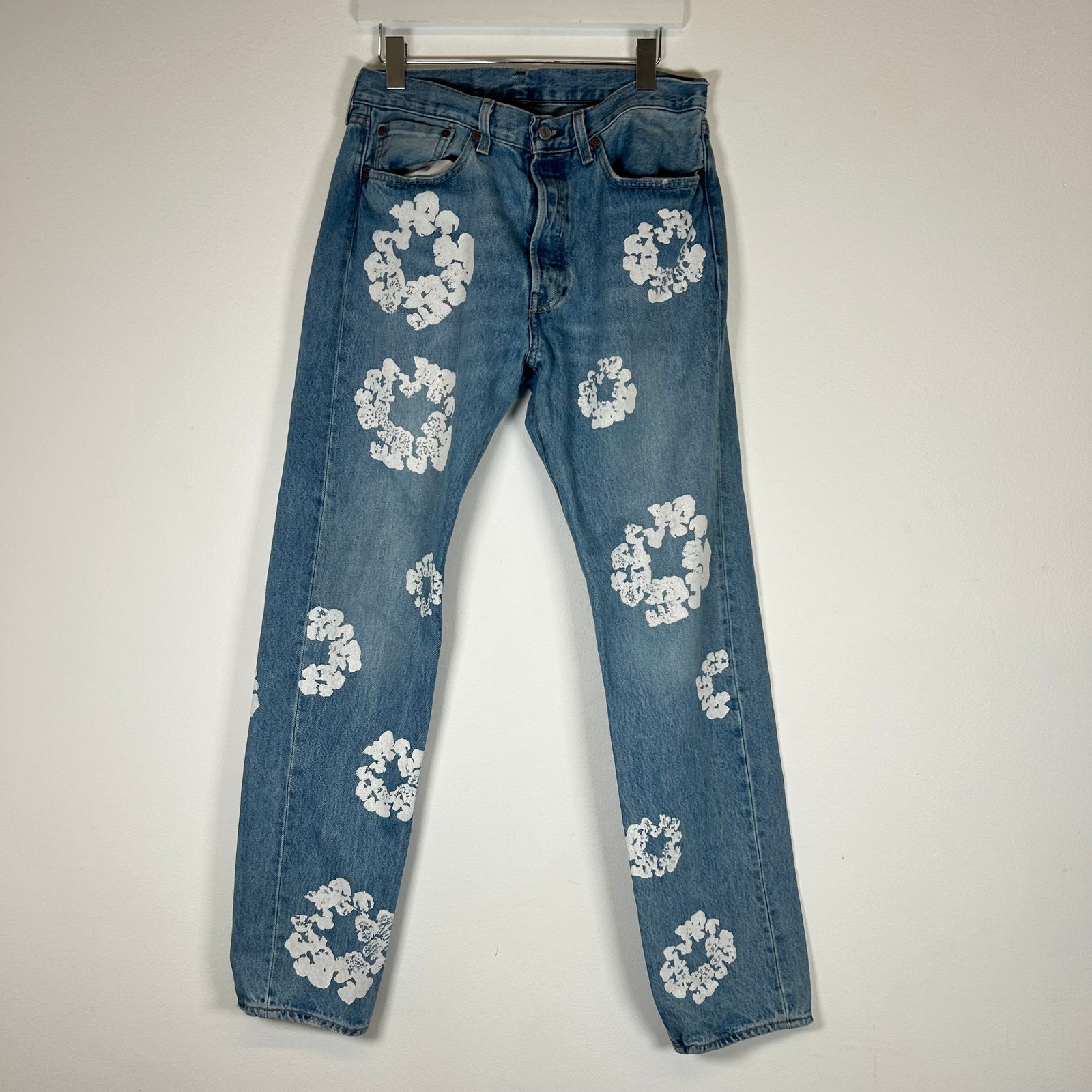 Denim Tears Lightwash Wreath Denim Jeans Size 32