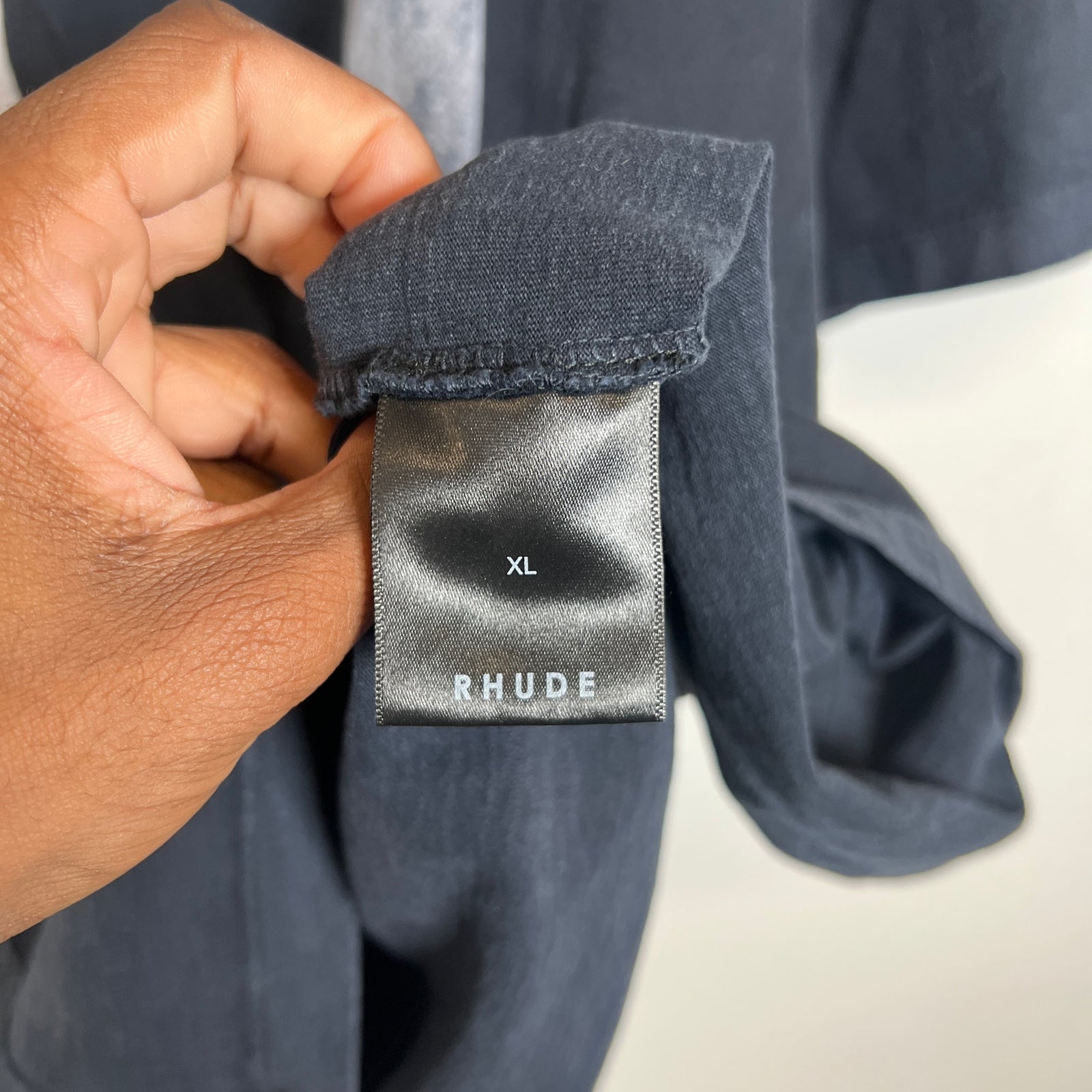 Rhude Vintage Washed Black Cat T-Shirt Size XL