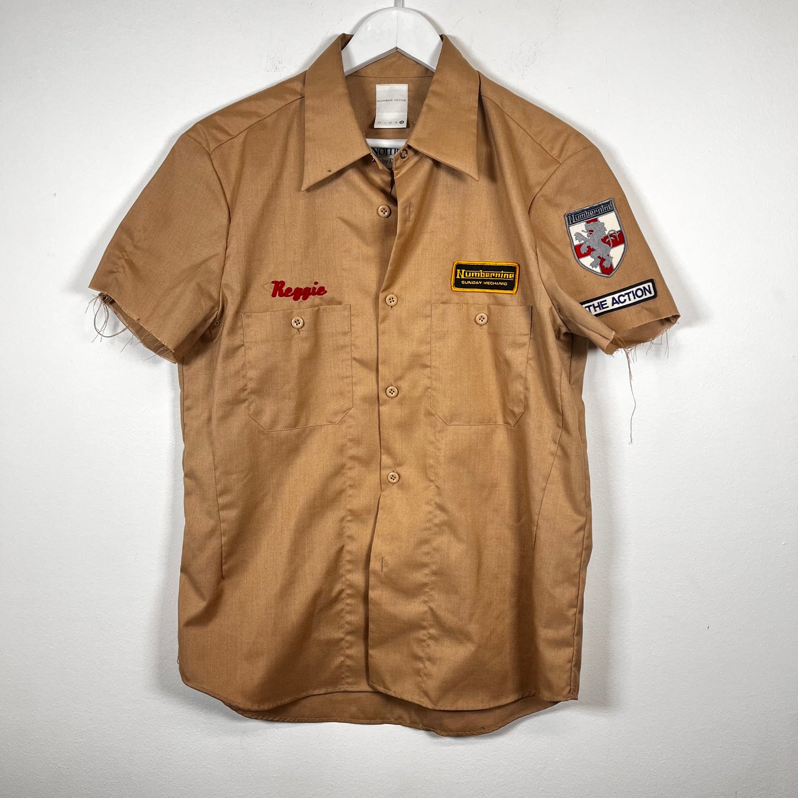 Number (N)ine SS/00 Khaki Mechanic Shirt Size 4