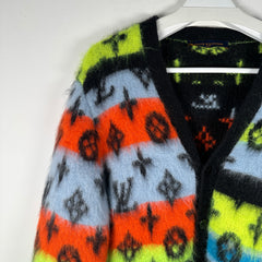 Louis Vuitton Multi Color Mohair Cardigan