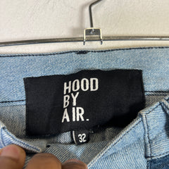 Hood By Air SS14 Panneled Denim Moto Jeans