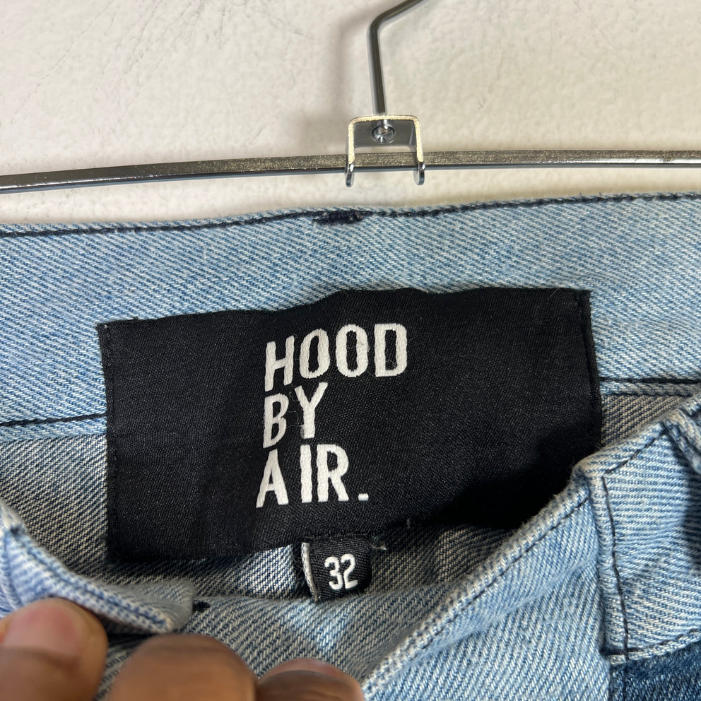 Hood By Air SS14 Panneled Denim Moto Jeans