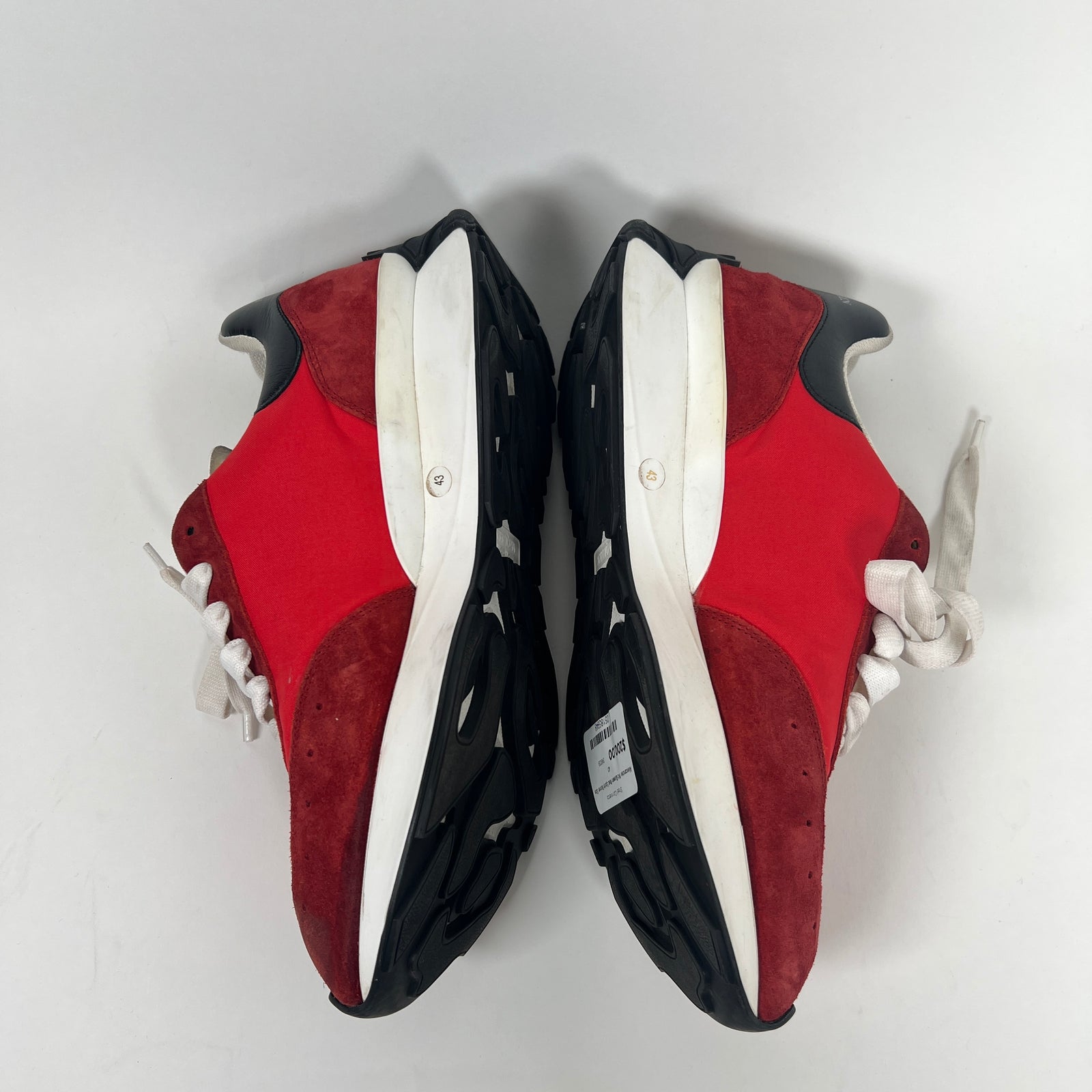 Alexander McQueen Red Sprint Runner Size 43