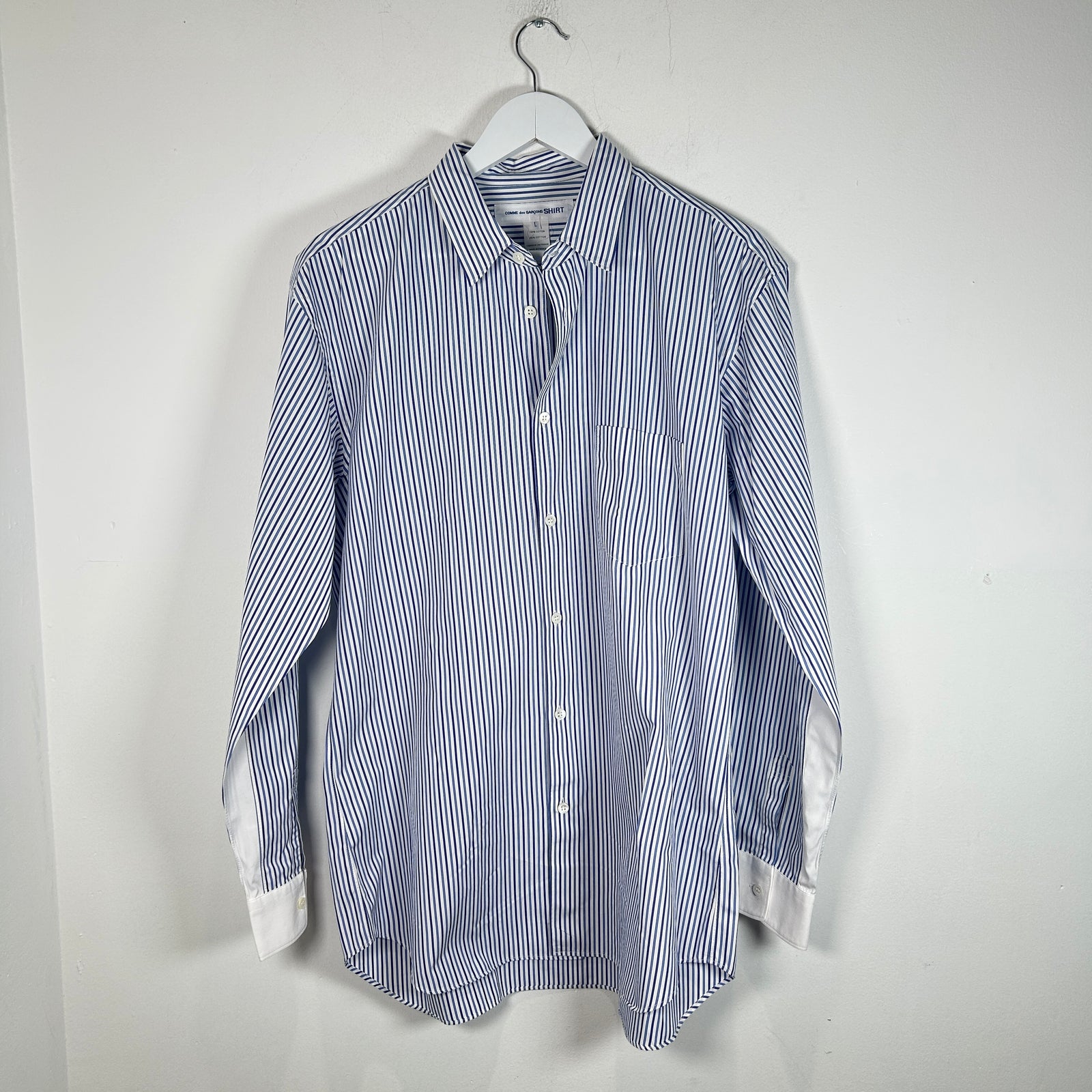 Comme Des Garcons Shirt Strip Shirt Size L