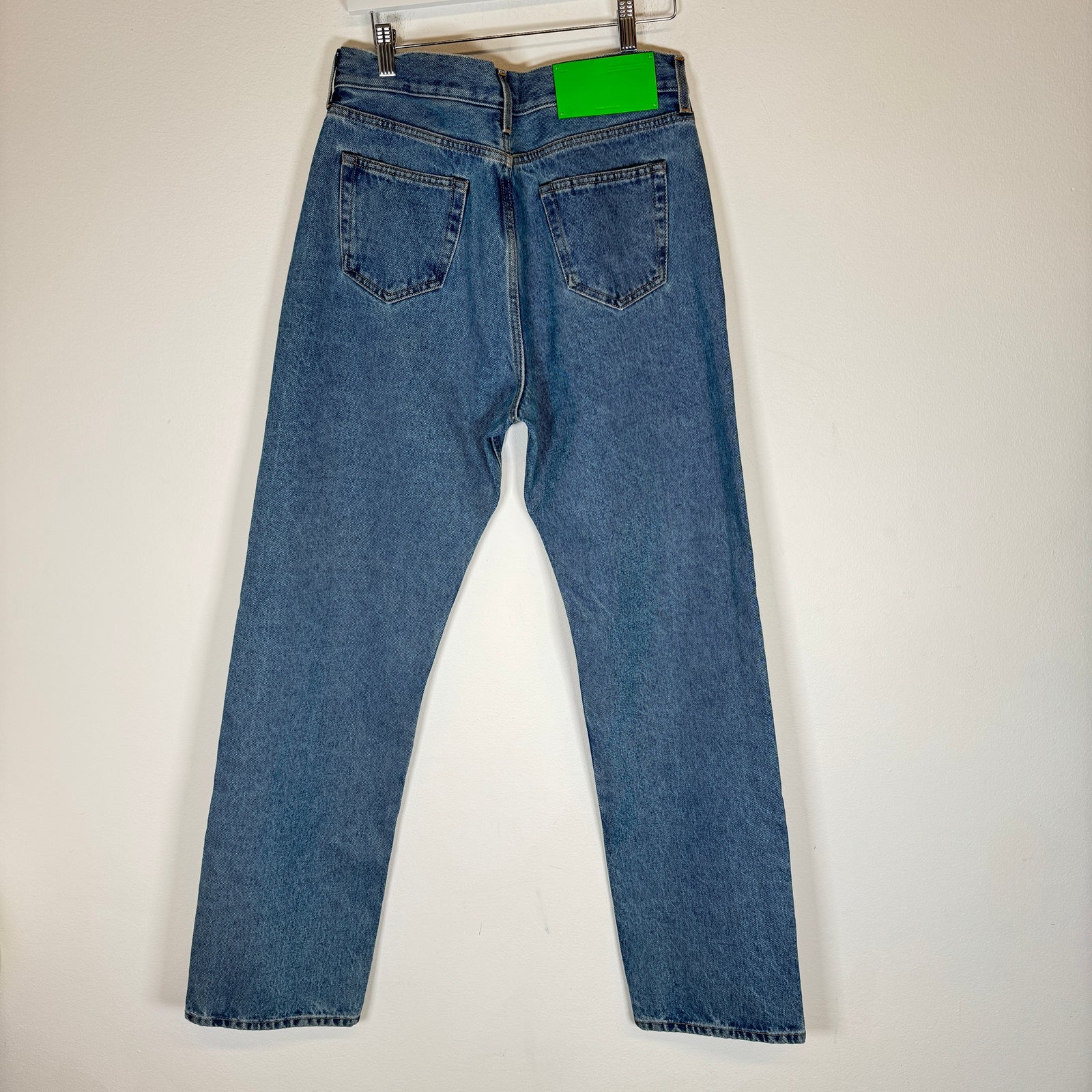 Off-White Blue Sraight Leg Jeans Size 30