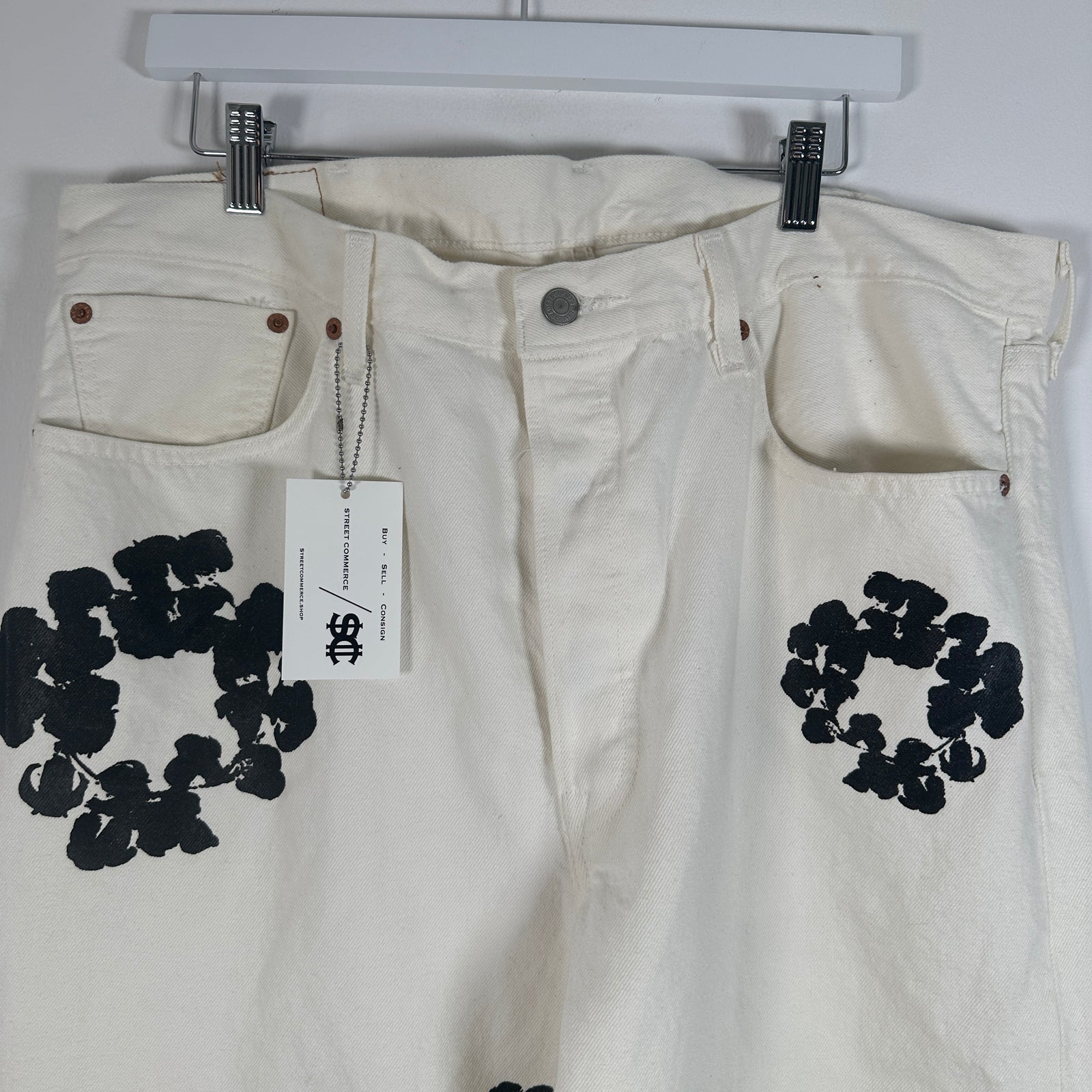 Denim Tears White Jeans Size 38x34