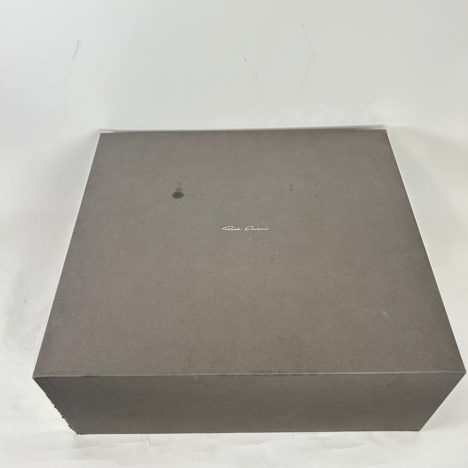 Rick Owens Black Leather Jumbo Lace Ramones Size 44.5