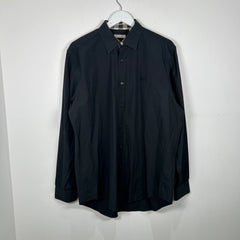 Burberry Brit Black Button-Up Dress Shirt Size L
