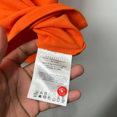 Moncler Orange Polo Shirt Size M