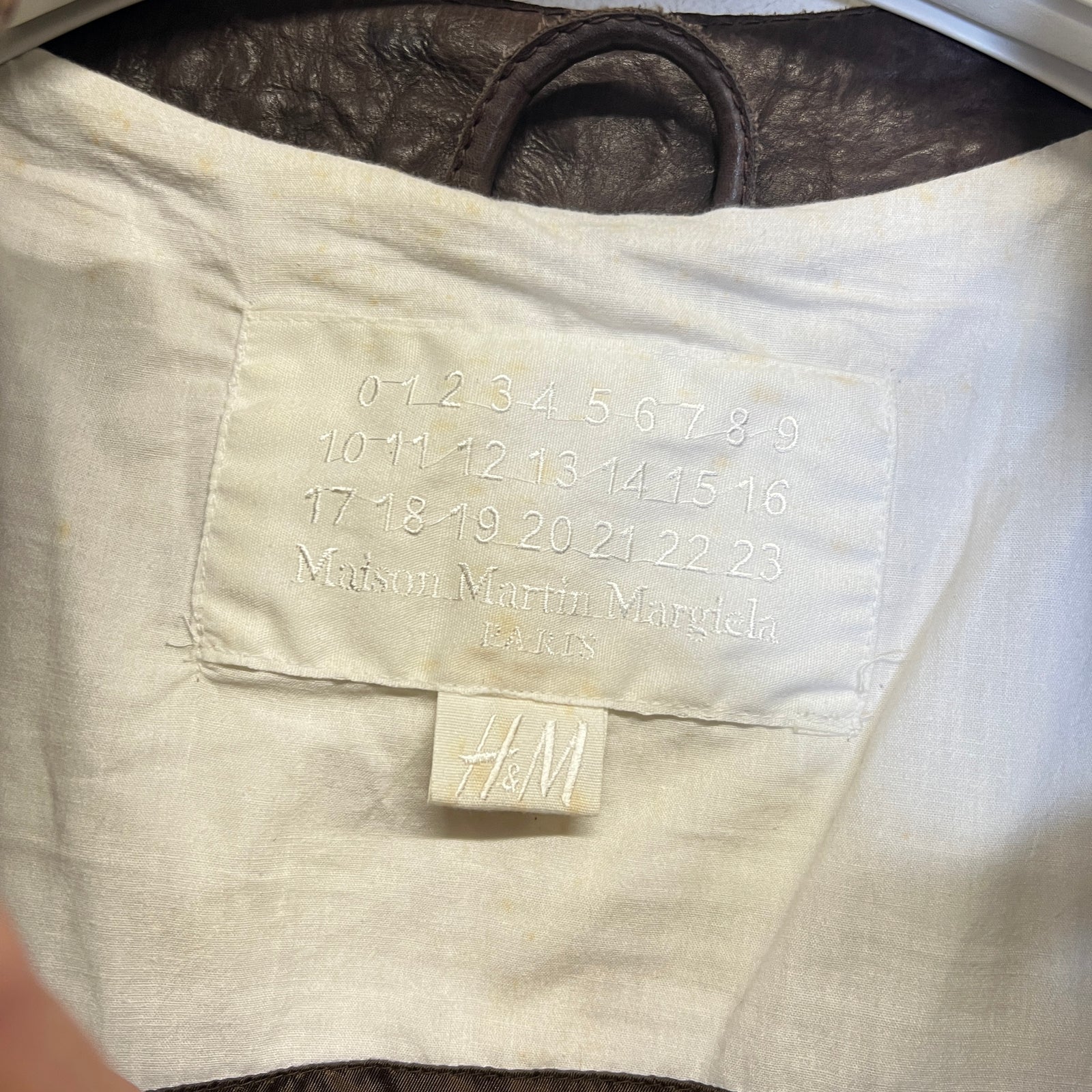 Maison Margiela x H&M Leather Belt Strap Jacket Size S