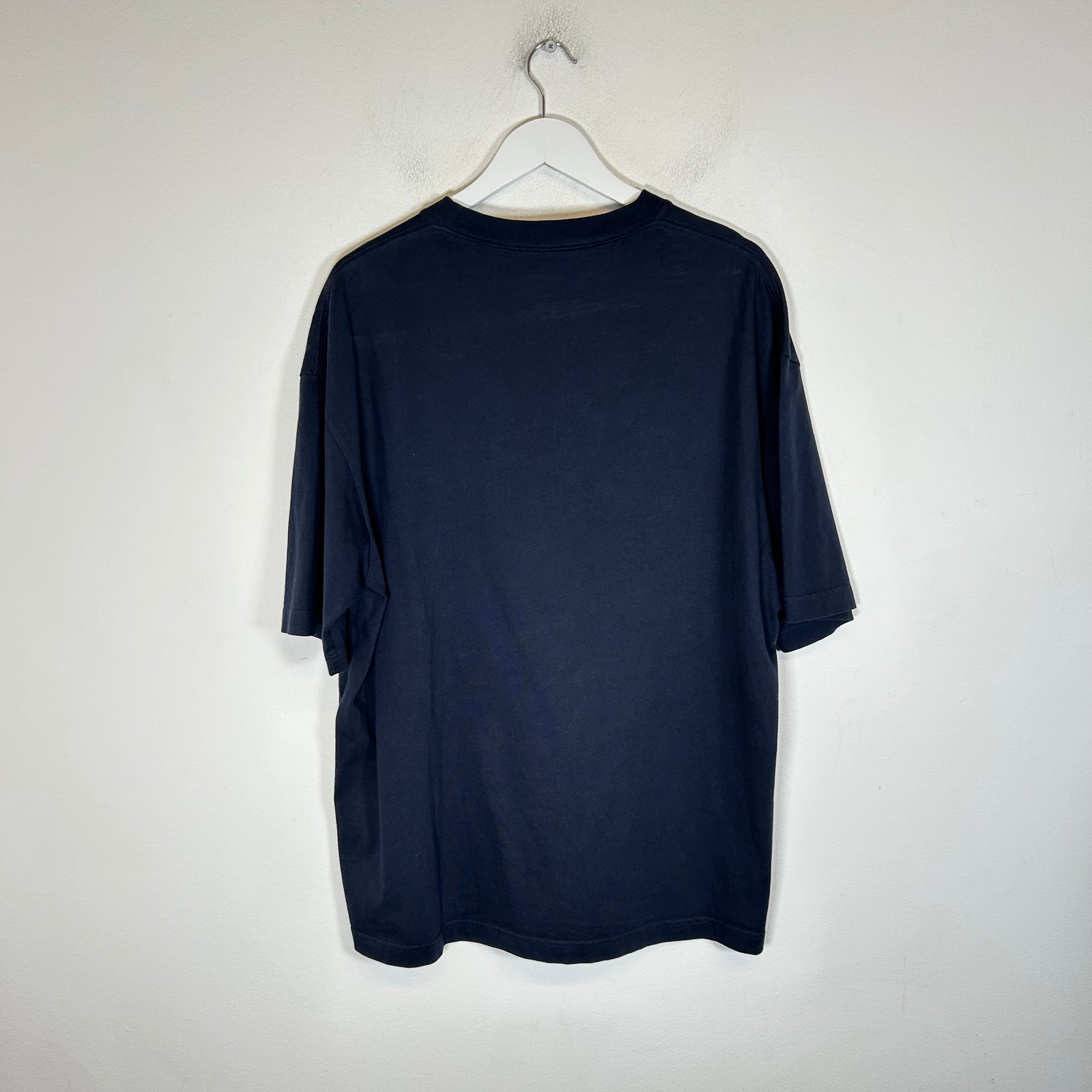Balenciaga Navy Quest Logo T-Shirt Size L
