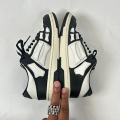 Amiri Black/White Skel Low-Top Sneaker Size 37