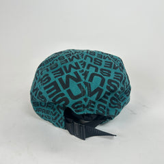 Supreme SS18 Teal Repeater Camp Cap