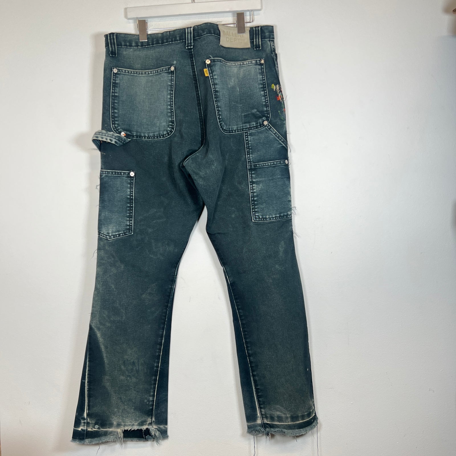 Gallery Dept Navy Flared Carpenter Pants Size 35