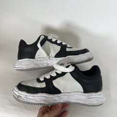 Maison Mihara White/Black Wayne Sneakers Sz 43