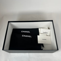 Chanel Multicolor Interlocking CC Suede Runner Size 36
