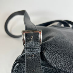 Vivienne Westwood Black Orb Leather Backpack