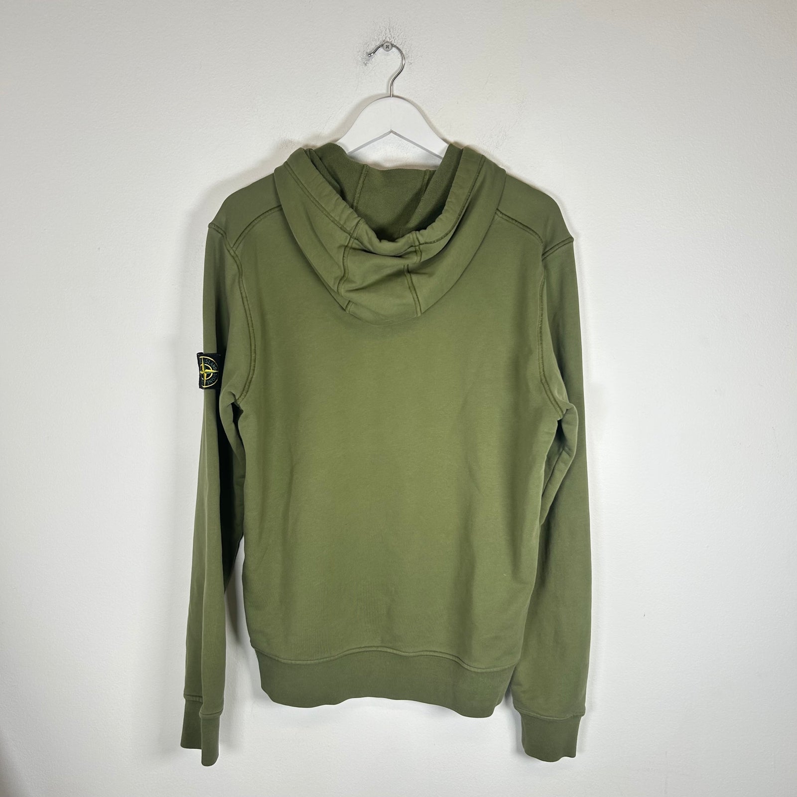 Stone Island Olive Hoodie Size M