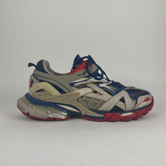 Balenciaga Track 2 Red/Blue/Silver Size 12