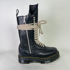 Rick Owens x Dr Martens 1918 Leather Platform Boots