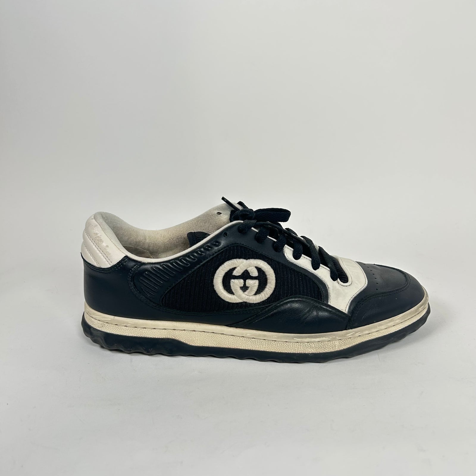 Gucci Black/White Mac 80 Sneaker Size GG 7