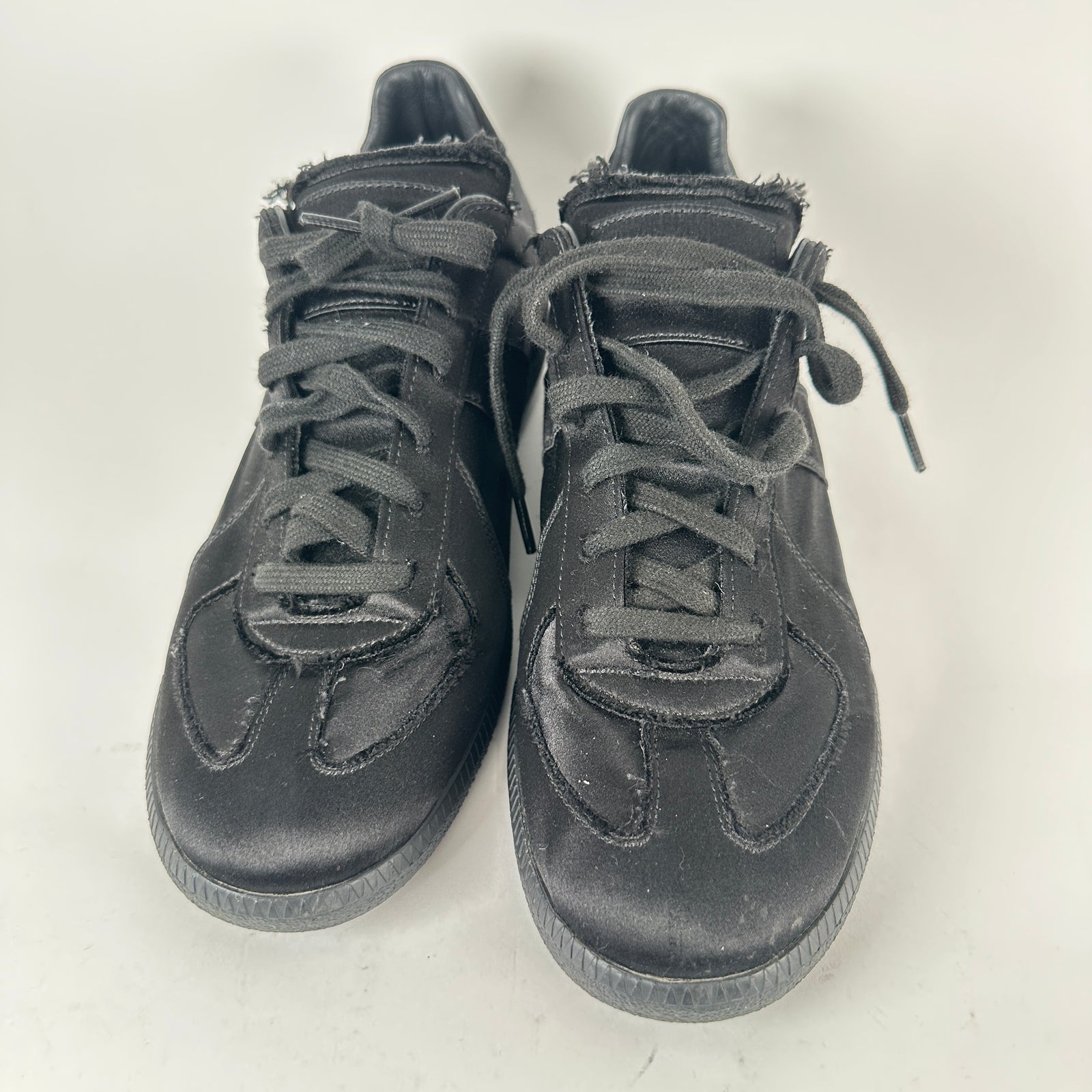 Maison Margiela Satin Black Gats Size 43
