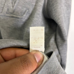 Louis Vuitton Grey Vintage LV Monogram Zip-Up Hoodie Size L