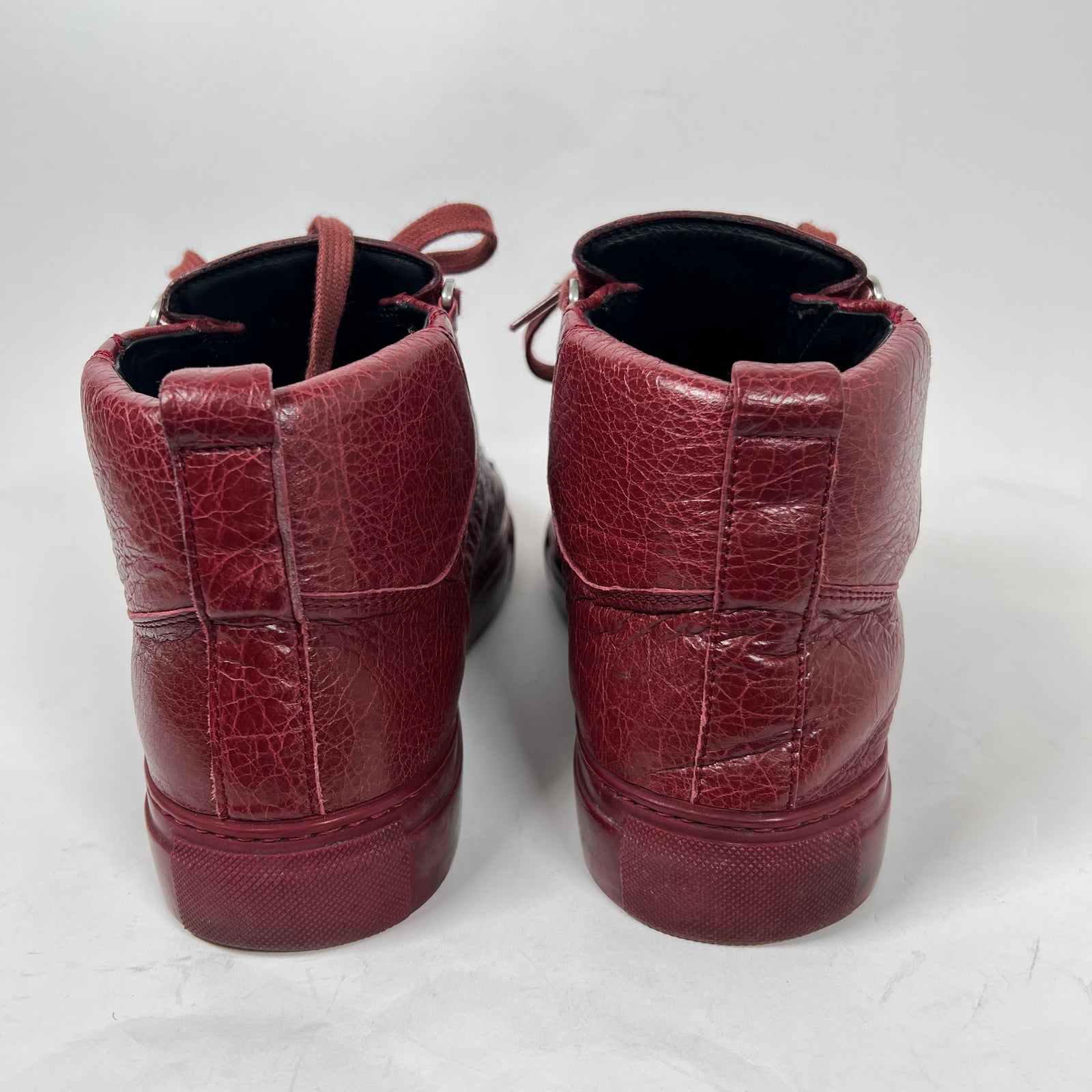 Balenciaga Burgundy Arena Size 40