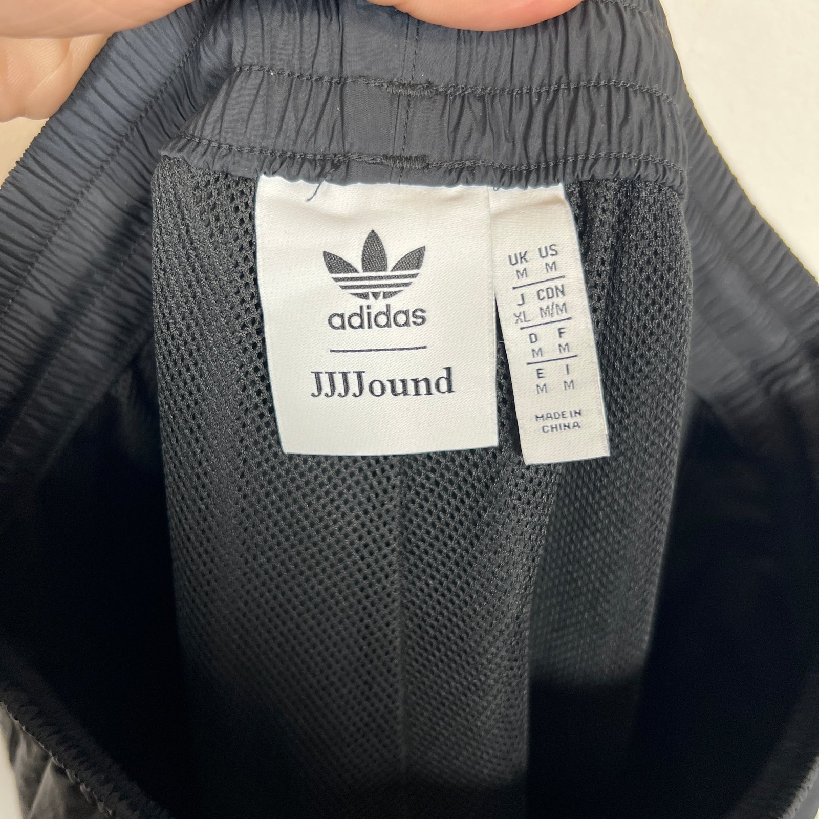 JJJJound x Adidas Black Track Pants Size M