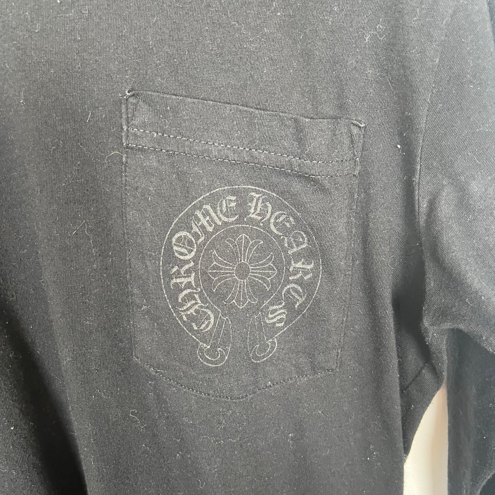 Chrome Hearts Black Gradient LS Tee Size S