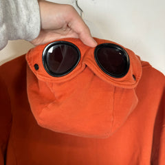 CP Company Orange Zip-Up Hoodie Size XL
