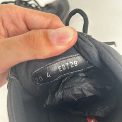 Prada Sport Black Leather Sneakers Size 9.5