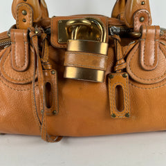 Chloe Paddington Lock Leather Handbag