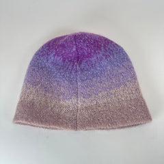 ERL Gradient Knit Beanie In Purple