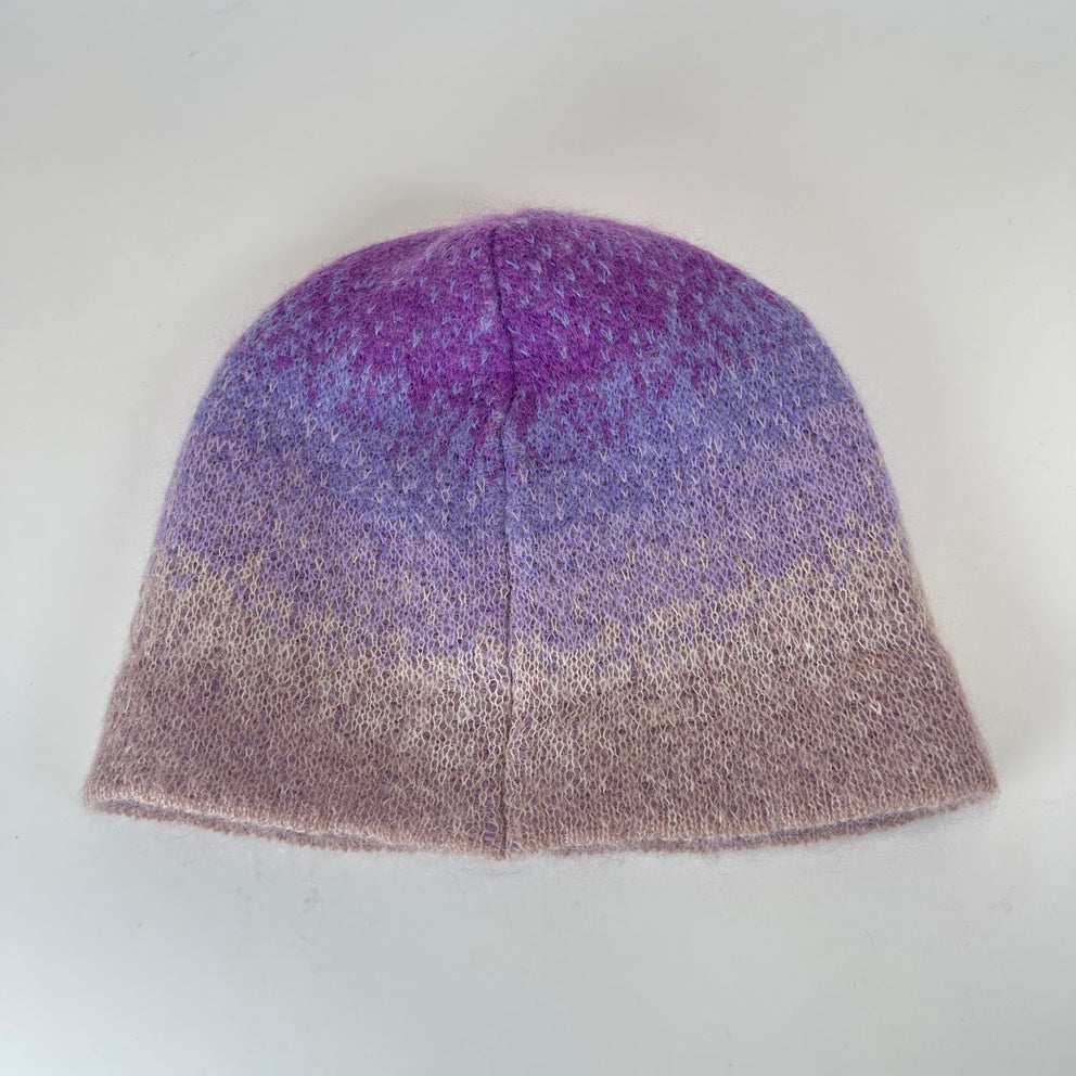 ERL Gradient Knit Beanie In Purple