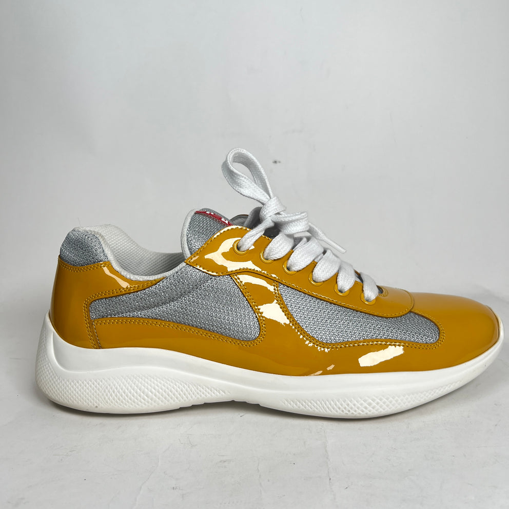 Prada Yellow America Cups Size 8.5