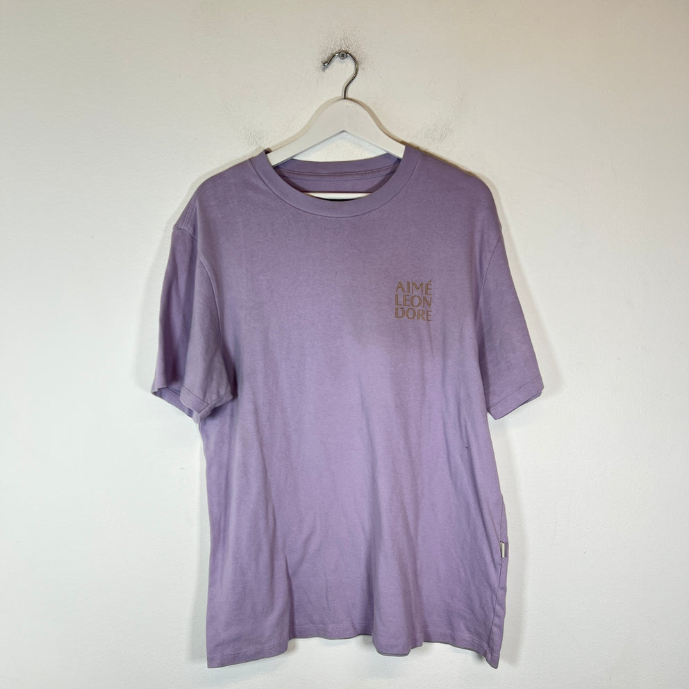 Aime Leon Dore Purple Greek Beauty T-Shirt Size L