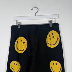 Kapital Black Smiley Face Sweatpants Size 3
