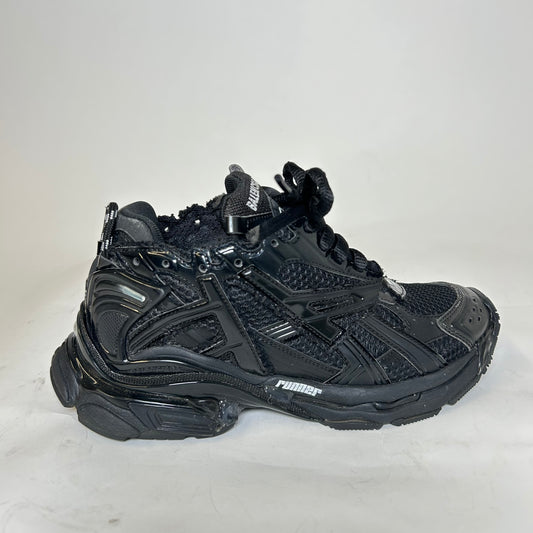 Balenciaga Triple Black Mesh Runner Size 38