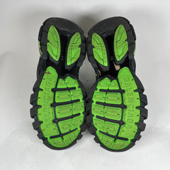 Balenciaga Black/Green Track 2 Sneaker Size 45