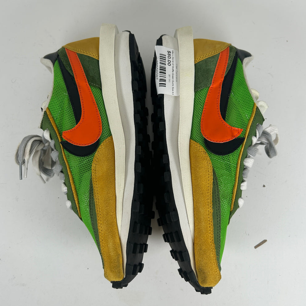 Nike x Sacai LD Waffle Green Gusto Size 9.5