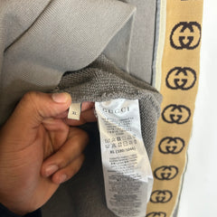 Gucci Grey Interlocking G Hoodie Size XL