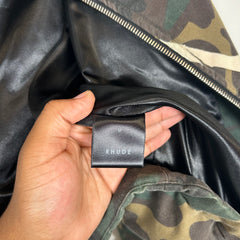 Rhude Collage Camo Puffer Jacket Size M