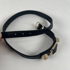 Balenciaga Black/Gold Cagoyle Bracelet